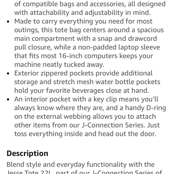 Dakine Jesse Tote - Picture 6 of 6